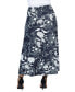 ფოტო #3 პროდუქტის Plus Size Elastic Waist Ankle Maxi Skirt