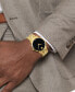 ფოტო #4 პროდუქტის Unisex Swiss Museum Classic Diamond (1/20 ct. t.w.) Gold PVD Stainless Steel Bracelet Watch 40mm