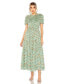 Фото #11 товара Women's Ruffle Tiered Short Sleeve A Line Dress