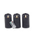 Фото #6 товара Traditional Wax Flameless Candle, Set of 3