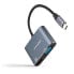 Фото #1 товара NANOCABLE 10.16.4303 USB-C To HDMI/VGA Converter 15 cm