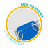 Фото #2 товара Складной стул Aktive Gomera Синий 44 x 72 x 35 cm (4 штук)