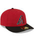 Men's Red, Black Arizona Diamondbacks Home Authentic Collection On-Field Low Profile 59FIFTY Fitted Hat