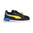 Фото #1 товара Puma Smileyworld Graviton Lace Up Toddler Boys Black Sneakers Casual Shoes 3844