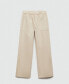 Фото #2 товара Women's Elastic Waist Cotton Pants