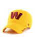 ფოტო #1 პროდუქტის Women's Gold Washington Commanders Miata Clean Up Secondary Logo Adjustable Hat