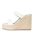 Фото #10 товара Women's Luna Two-Strap Slide Espadrille Wedge Sandals