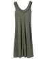 Фото #3 товара Boden Frill Neck Knit Linen-Bend Midi Dress Women's