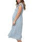 Maternity Ava Shirred Dress