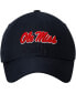 ფოტო #3 პროდუქტის Men's Navy Ole Miss Rebels Staple Adjustable Hat