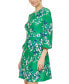 Фото #4 товара Платье женское Eliza J с длинным рукавом, принтом и вышивкой