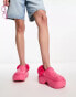 Фото #8 товара Crocs Stomp lined clogs in hyper pink