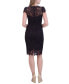 Women's Lace Cap-Sleeve Sheath Dress