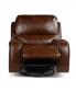 Фото #2 товара Keily 39" Manual Swivel Glider Recliner Chair - Brown