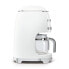 SMEG Drip Coffee Machine White DCF02WHEU - Drip coffee maker - 1.4 L - Ground coffee - 1050 W - White