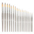 MILAN Polybag 12 Round Synthetic Bristle Paintbrushes Series 311 Nº 0