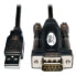 Фото #7 товара Tripp U209-000-R USB-A to RS-232 (DB9) Serial Adapter Cable (M/M) - 5 ft. (1.5 m) - Black - White - 1.52 m - USB A - DB9 - Male - Male