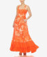 Women's Smocked Ruffle Maxi Dress