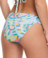 Women's Ruched-Side Multicolor-Print Bottom