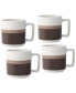 Фото #1 товара ColorStax Stripe Mugs, Set of 4
