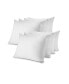 Circles Home 100% Cotton Breathable Pillow Protector with Zipper – White (8 Pack)