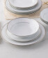 Regina Platinum Set of 4 Soup Bowls, Service For 4