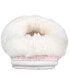 Фото #3 товара Women's Faux-Fur-Trim Hoodback Boxed Slippers, Created for Macy's