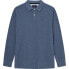 HACKETT Classic Fit Logo long sleeve polo Синий, S - фото #1