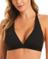 ფოტო #1 პროდუქტის Women's X-Back Ribbed Bikini Top