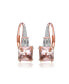 ფოტო #2 პროდუქტის Sterling Silver Champagne Cubic Zirconia Dangle Earrings