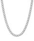 ფოტო #1 პროდუქტის Men's Flat Curb Link 24" Chain Necklace