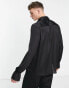 Фото #4 товара ASOS DESIGN relaxed satin shirt with flute sleeve in black