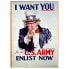 Фото #1 товара Leinwandbild I Want You for U.S. Army