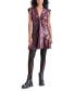 Фото #1 товара Women's Faux-Leather Beckett Dress