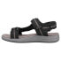 Фото #3 товара Propet Eli Strap River Mens Black Casual Sandals MSV031N-BLGR