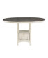Фото #3 товара Traditional Dining Table with Extension Leaf & Storage Base