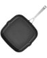 Фото #8 товара Hard Anodized Induction Nonstick Stovetop Grill Pan, 11.25", Matte Black