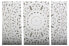 Фото #4 товара Декор и интерьер Casa Moro Mandala из дерева Hawa Vintage 90x90x2 см 3 шт