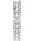 ფოტო #3 პროდუქტის Diamond Emerald-Cut Eternity Band (3 ct. t.w.) in 14k Gold (Also in Platinum)