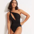 Фото #4 товара Seafolly 293370 Women's One Piece Swimsuit, Eco Collective Black, Size 12