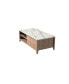 Фото #7 товара Farmhouse Double Drawer Coffee Table, Tobacco Wood & White Marble