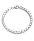 ფოტო #2 პროდუქტის Unisex Solid Mirror Venetian Box Link Chain Bracelet For Men Teen .925 Sterling Silver Made In Italy 7.5 Inch