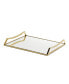 Фото #2 товара Oblong Mirror Serving Tray with Handles