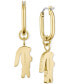 ფოტო #3 პროდუქტის Multicolor Crystal Crocodile Drop Earrings