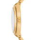 ფოტო #3 პროდუქტის Women's Lennox Quartz Three-Hand Gold-Tone Stainless Steel Watch 37mm