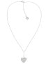 Steel necklace with heart pendant TH2780287