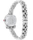 ფოტო #3 პროდუქტის Salvatore Women's Swiss Gancini Stainless Steel Bracelet Watch 23mm