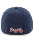 Men's Navy Atlanta Braves Franchise Logo Fitted Hat