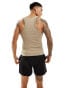 Фото #2 товара ASOS 4505 Seamless rib training racer vest in clay