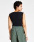 ფოტო #4 პროდუქტის Women's Scoop-Neck Textured Bodysuit, Created for Macy's